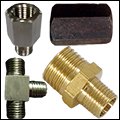 Metric thread fittings and adapters