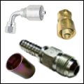 crimp hose fittings, hose ends, hose adapter fittings, crimp hydraulic hose fittings 